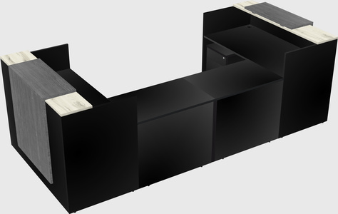 Reception desk u-shape