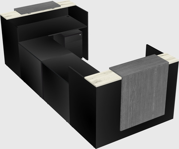 Reception desk u-shape