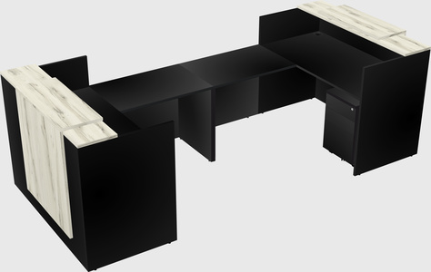 Reception desk u-shape
