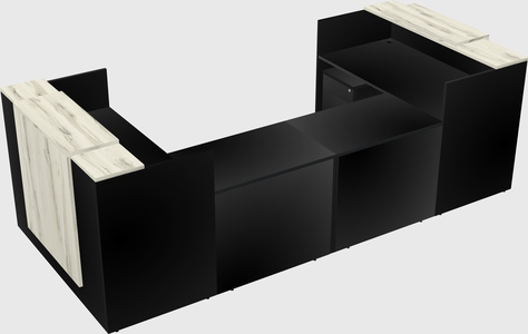 Reception desk u-shape