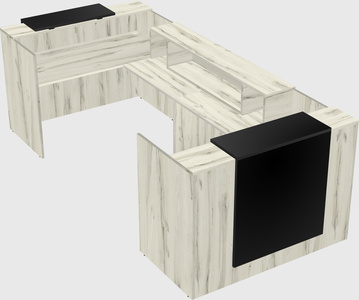 Reception desk u-shape
