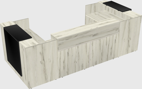 Reception desk u-shape