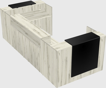 Reception desk u-shape