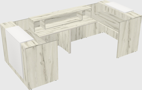 Reception desk u-shape