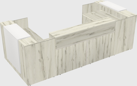 Reception desk u-shape