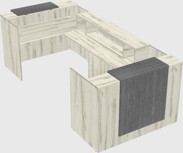 Reception desk u-shape