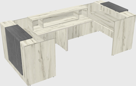 Reception desk u-shape