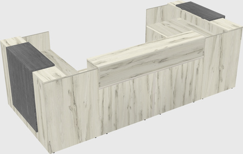 Reception desk u-shape