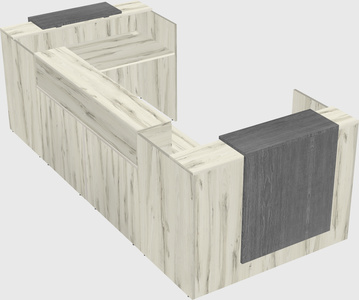 Reception desk u-shape