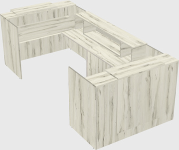 Reception desk u-shape