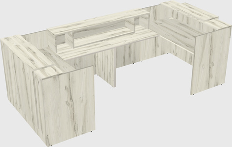 Reception desk u-shape