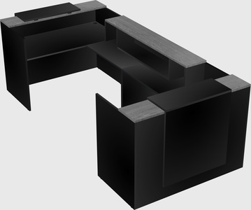 Reception desk u-shape