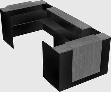 Reception desk u-shape