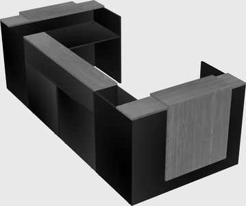Reception desk u-shape