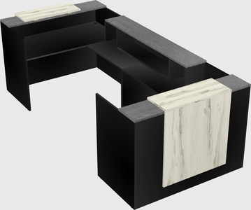 Reception desk u-shape