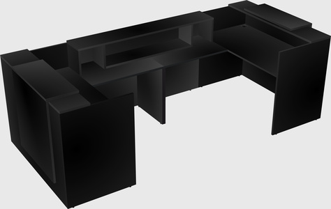 Reception desk u-shape