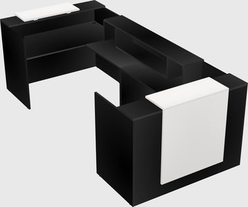 Reception desk u-shape