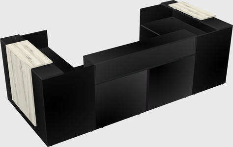 Reception desk u-shape