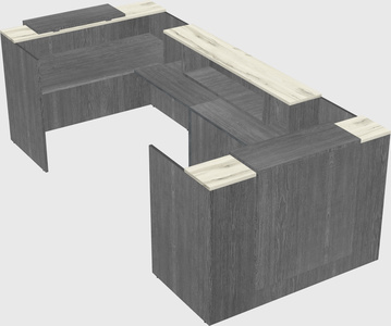 Reception desk u-shape