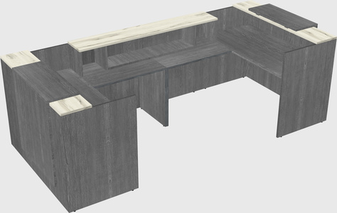 Reception desk u-shape