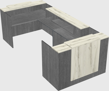 Reception desk u-shape