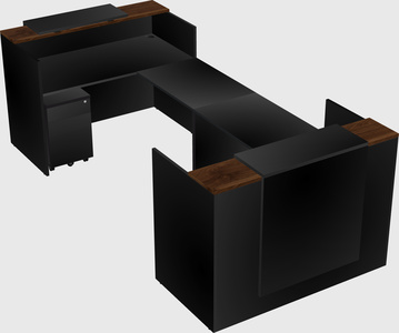 Reception desk u-shape
