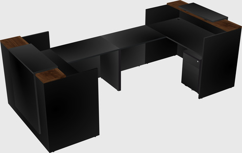 Reception desk u-shape
