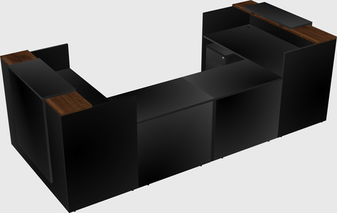 Reception desk u-shape