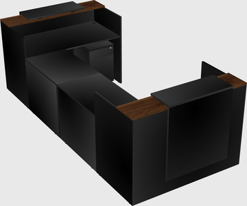 Reception desk u-shape