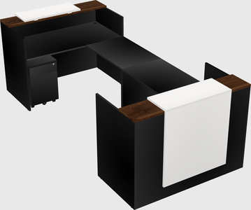 Reception desk u-shape