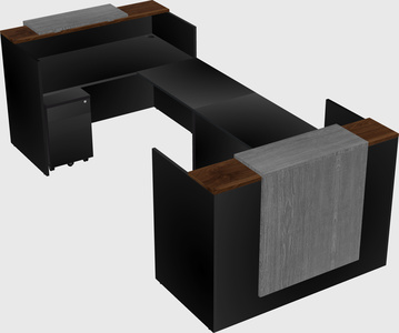 Reception desk u-shape