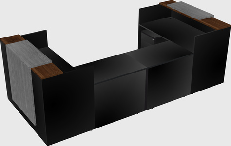 Reception desk u-shape
