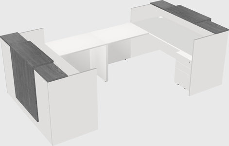 Reception desk u-shape