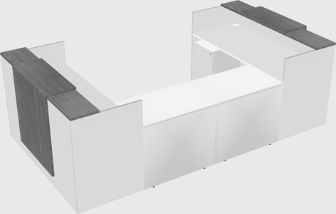 Reception desk u-shape
