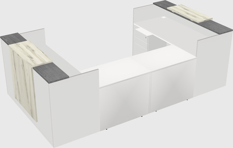 Reception desk u-shape