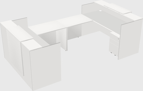 Reception desk u-shape