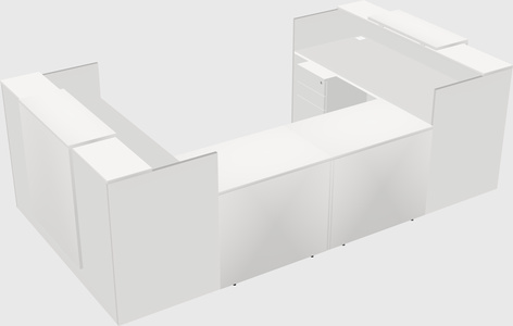 Reception desk u-shape