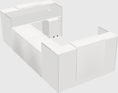 Reception desk u-shape