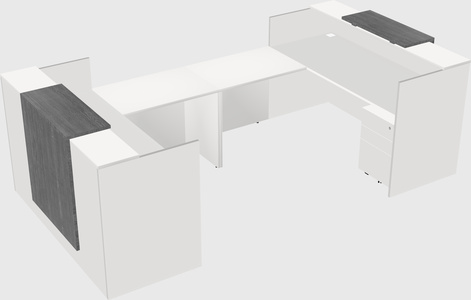 Reception desk u-shape