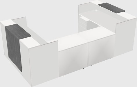 Reception desk u-shape