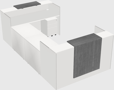 Reception desk u-shape