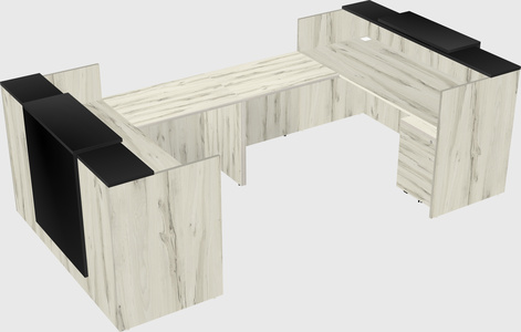 Reception desk u-shape