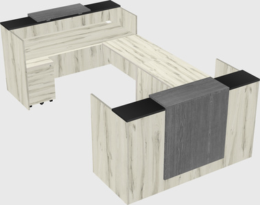 Reception desk u-shape