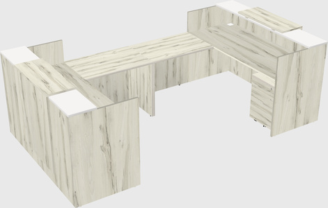 Reception desk u-shape