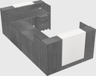 Reception desk u-shape