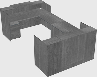 Reception desk u-shape