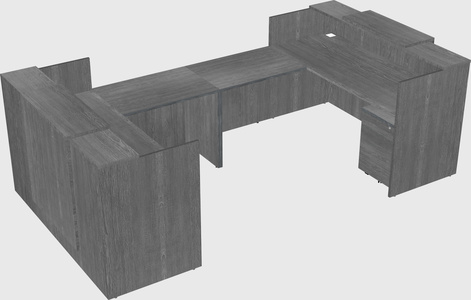 Reception desk u-shape