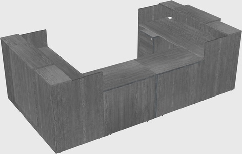 Reception desk u-shape