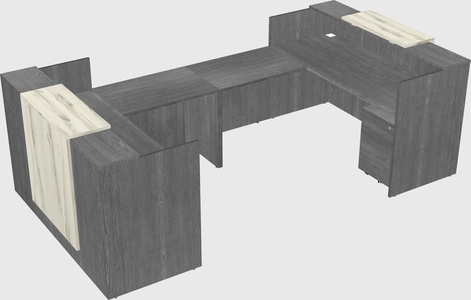 Reception desk u-shape