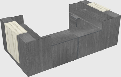 Reception desk u-shape